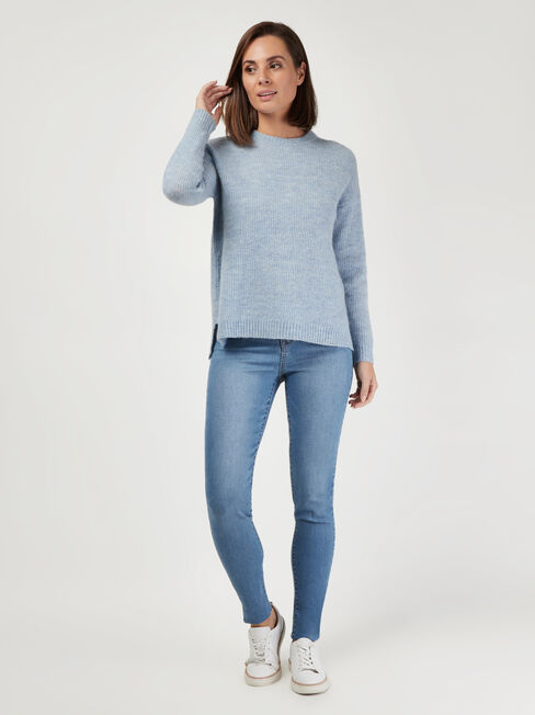 Blake Rib Knit, Blue, hi-res