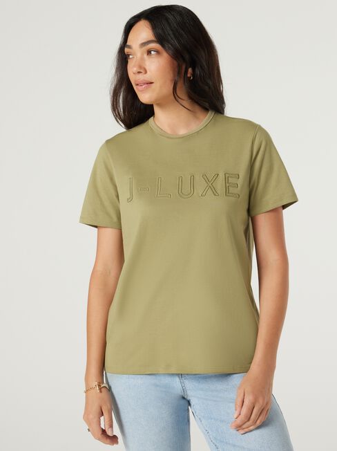 J-Luxe Tee, Sage, hi-res