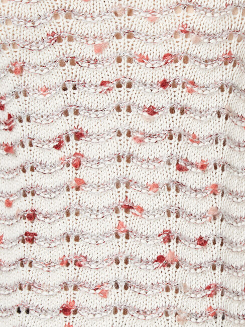 Ivana Multi Stitch Pullover, Multi, hi-res