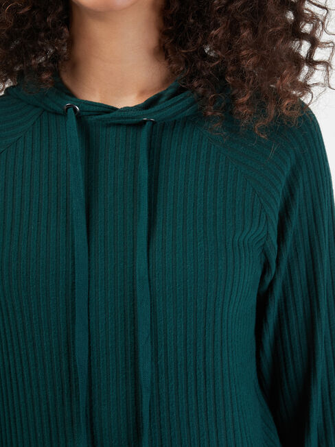 Khloe Soft Touch Hoodie, Green, hi-res