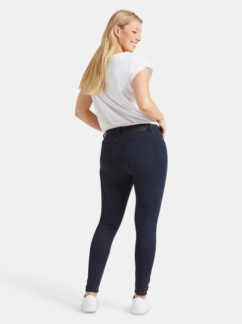 Curve Embracer Skinny Jeans Indigo Ink, Dark Indigo, hi-res