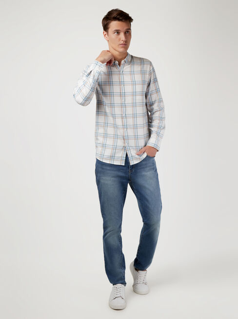 LS Boden Brushed Check Shirt | Jeanswest