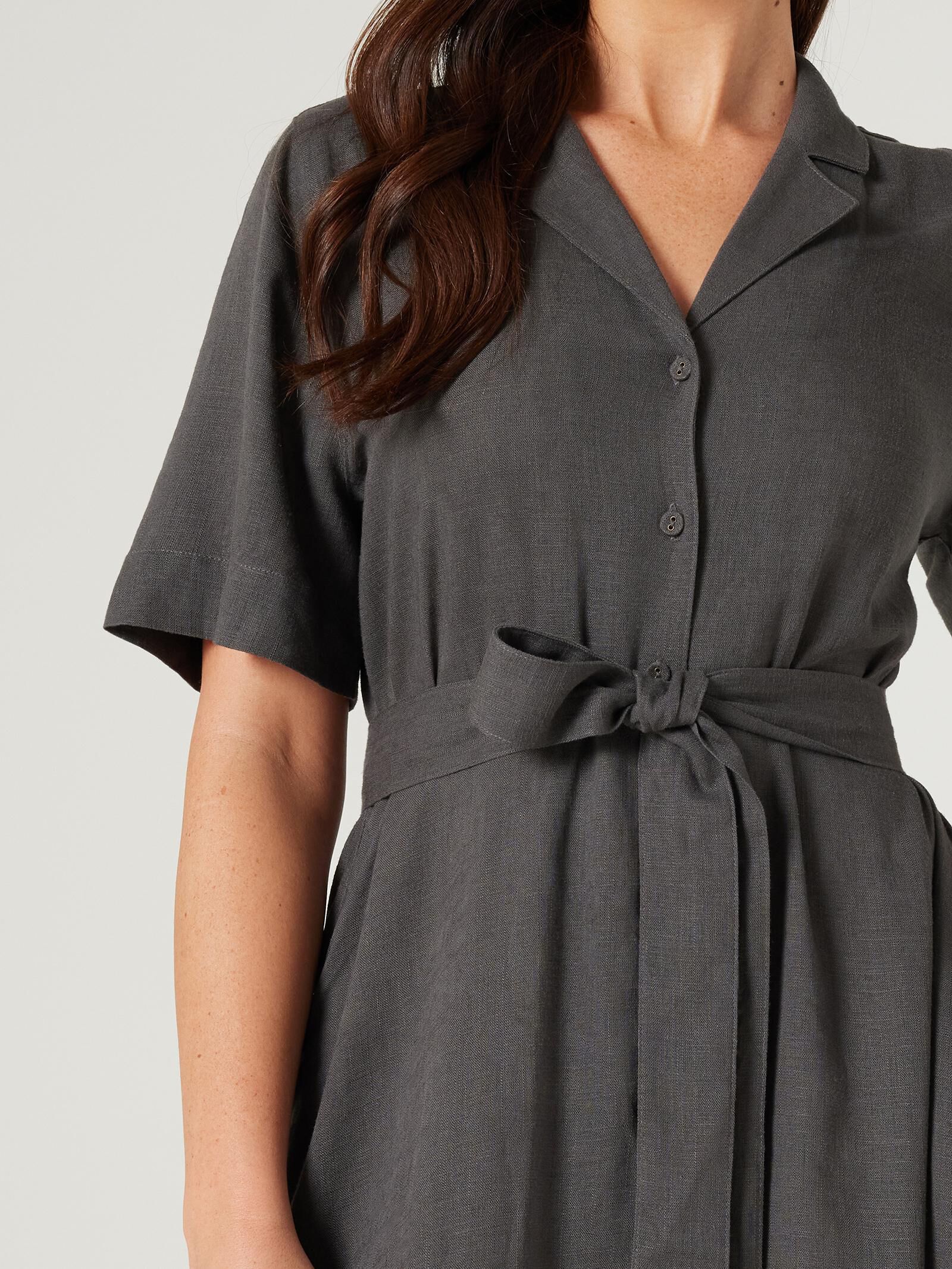 Charcoal 2025 shirt dress