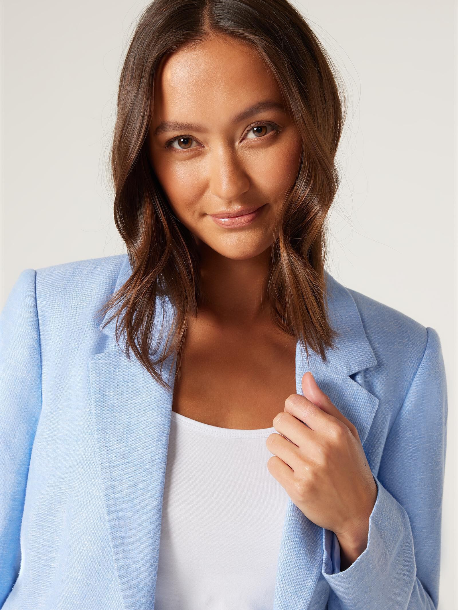Hair blazer top