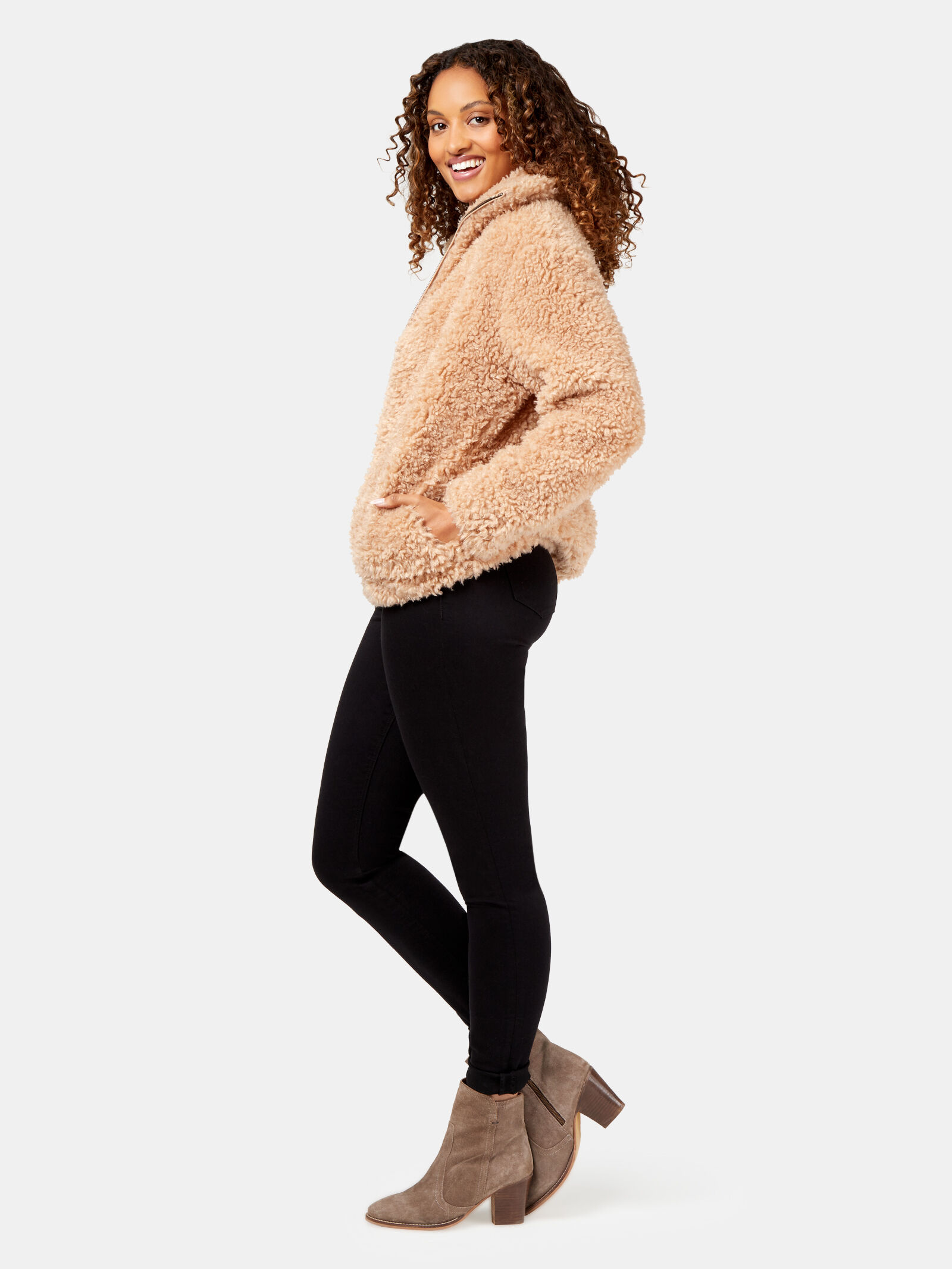 Bb dakota teddy bomber jacket discount
