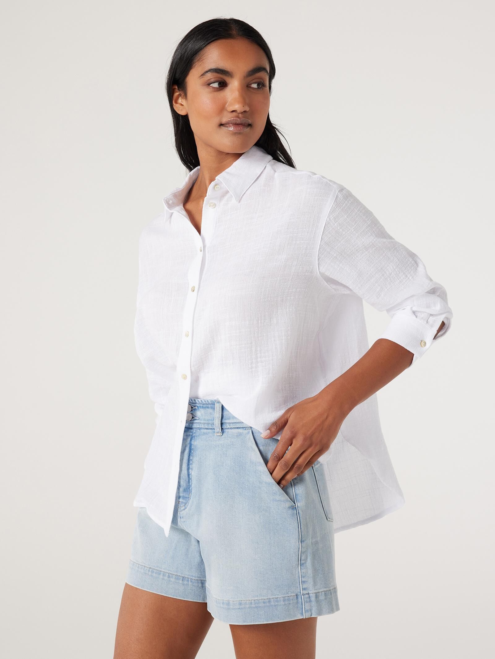 Men's short sleeve best sale cheesecloth shirts