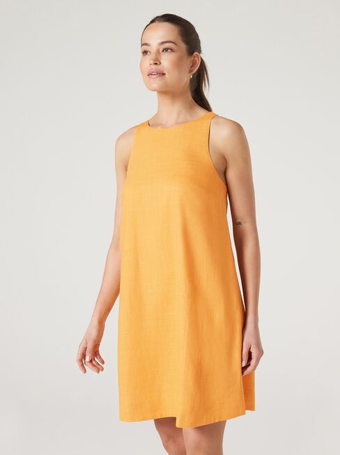 Sophie Shift Dress, Orange, hi-res