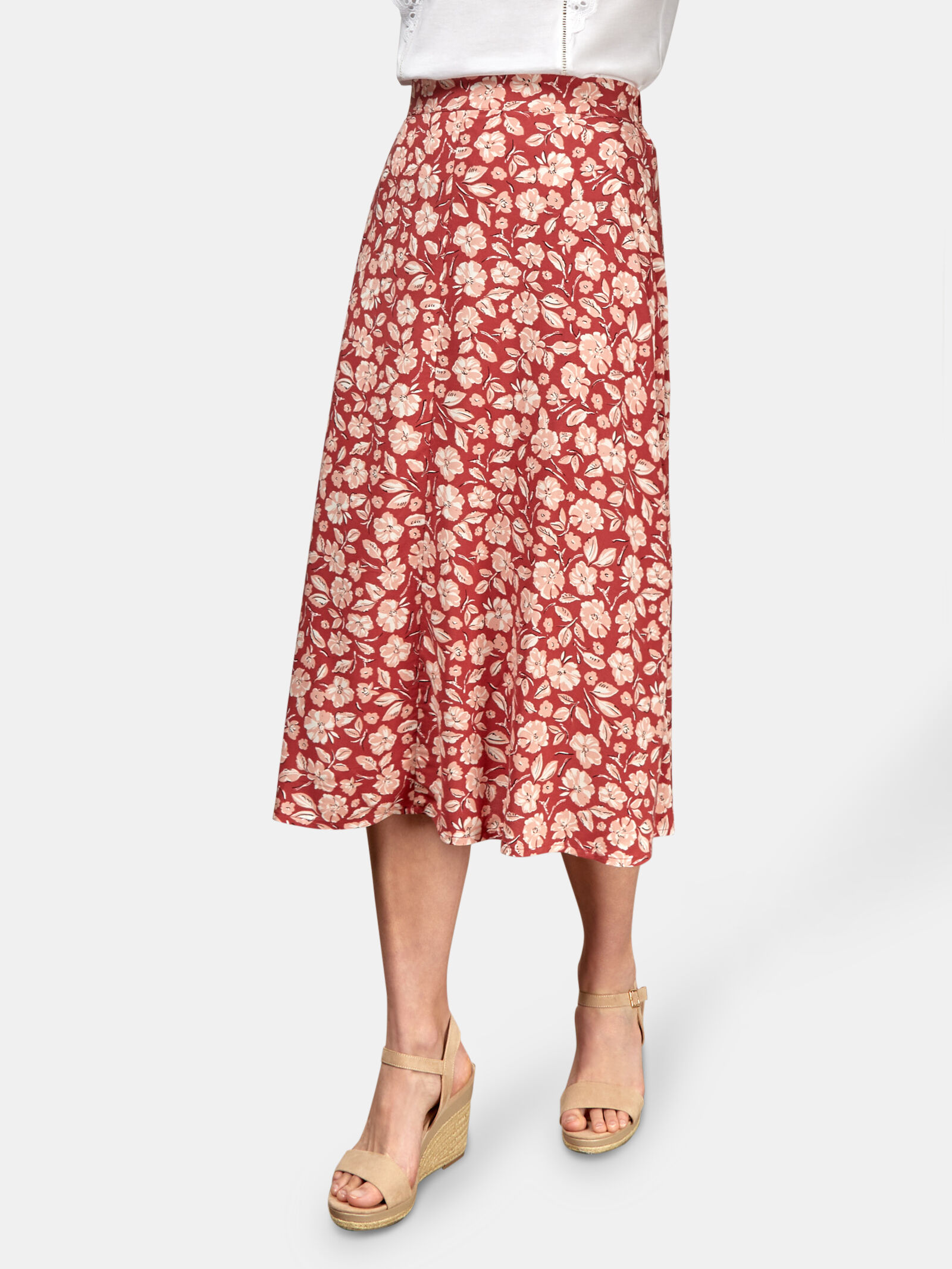 Alice red hot sale midi skirt