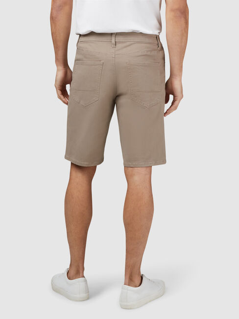Milton 5 Pocket Short, Brown, hi-res