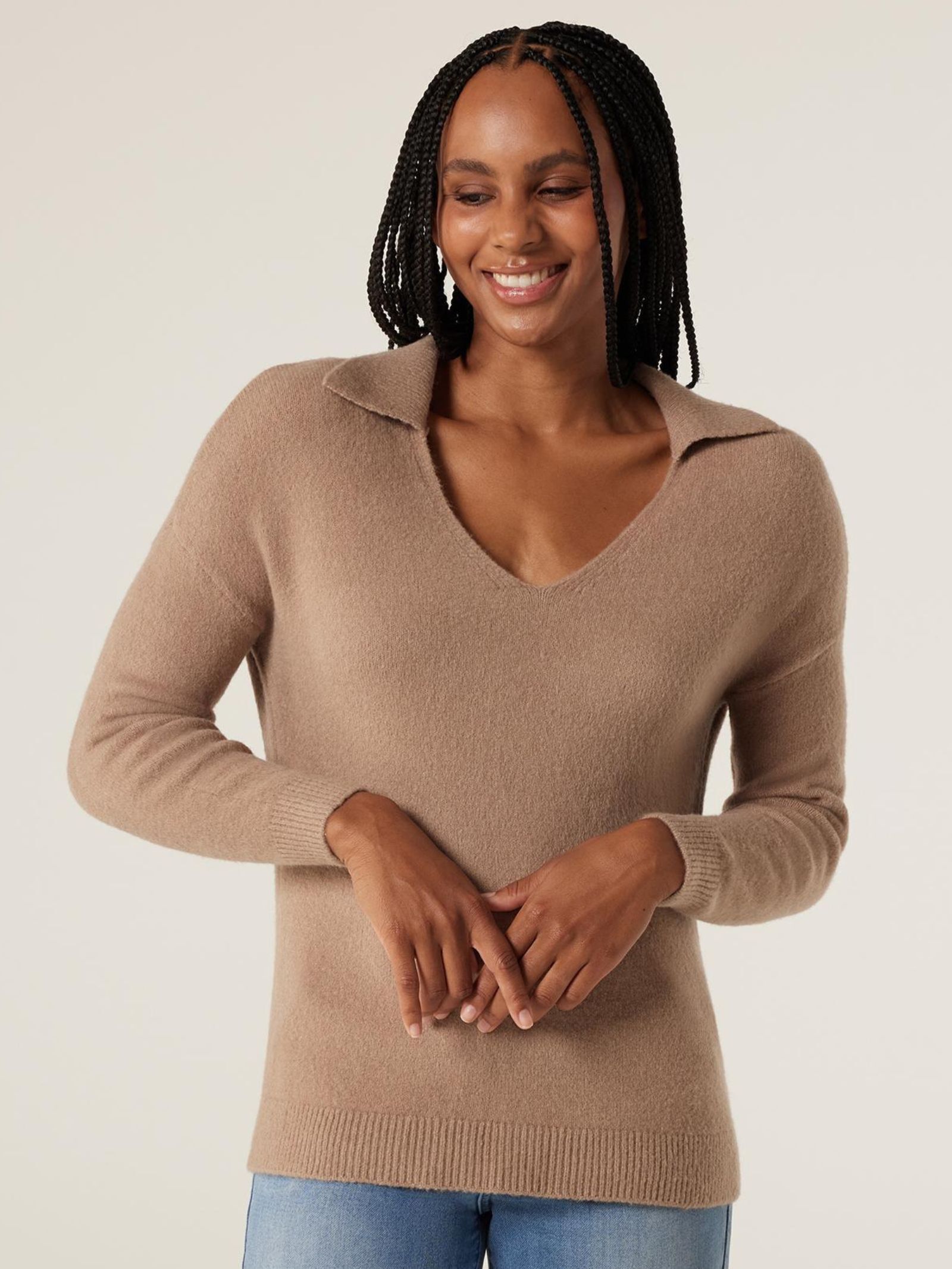 Chelsea Collared Knit Jeanswest