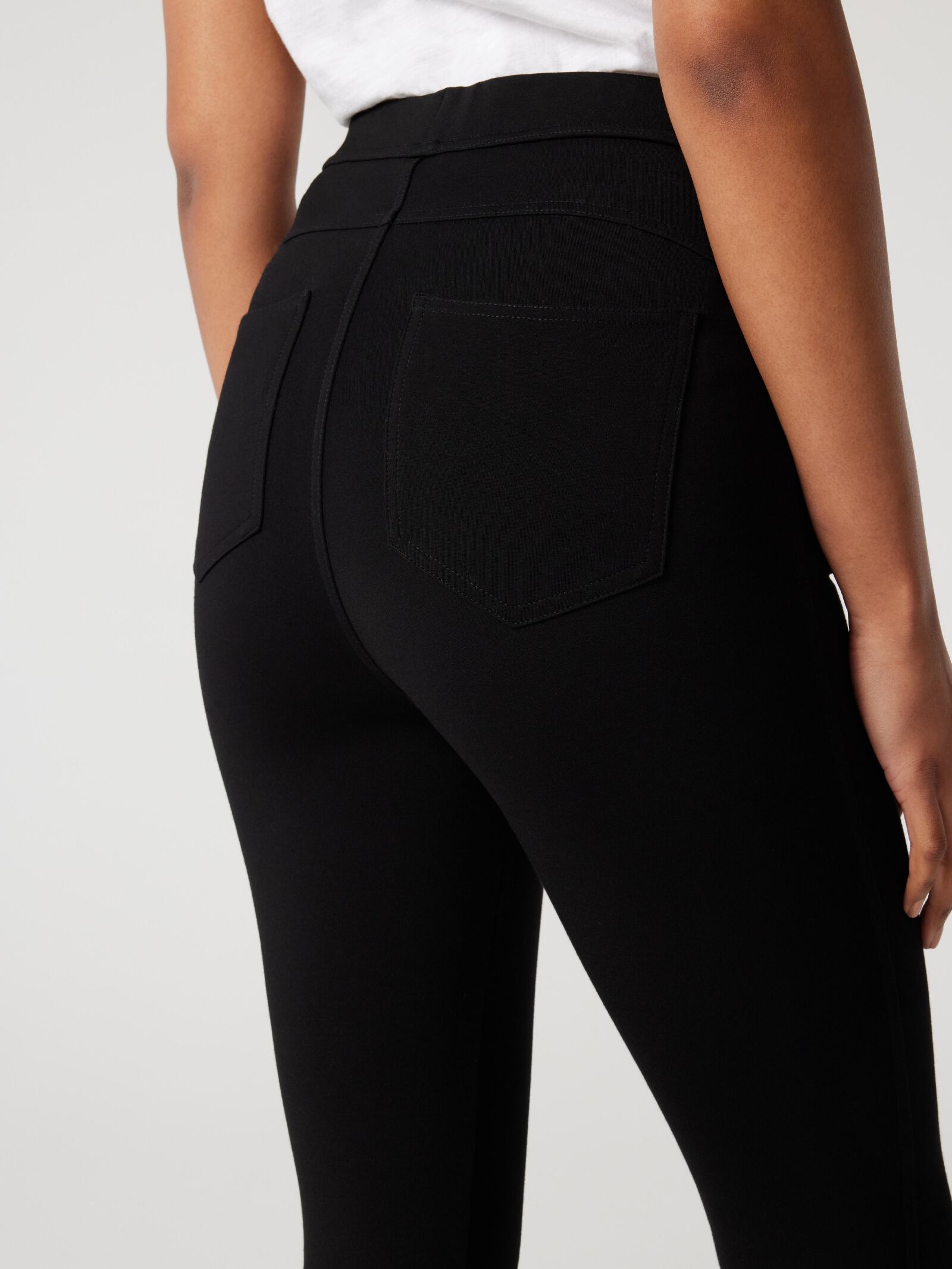 Ponte pants high waist sale