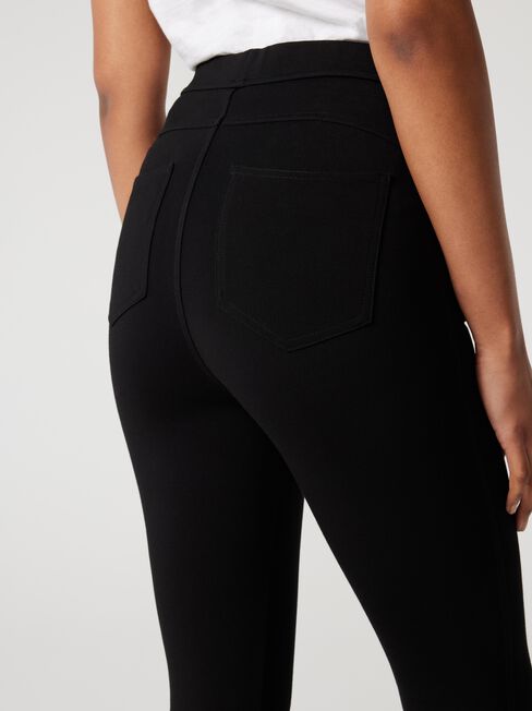 Talia Ponte Pant, Black, hi-res