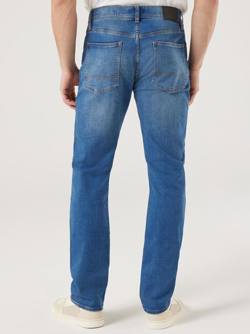 Slim Straight Knit Jeans, , hi-res