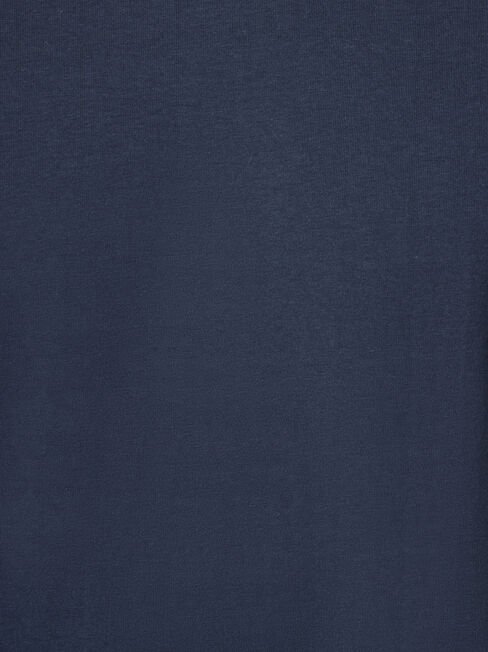Basic Short Sleeve Tee, Navy, hi-res
