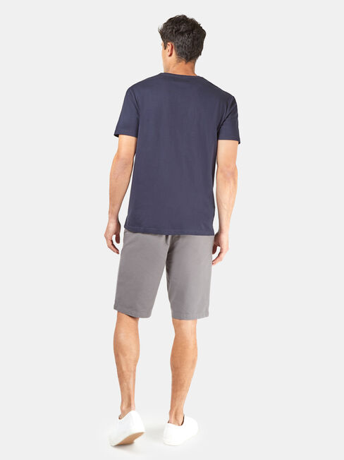 Danny Short Sleeve Print Crew Tee, Blue, hi-res