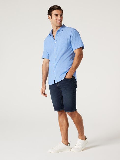 Wolf Textured Short Sleeve Shirt