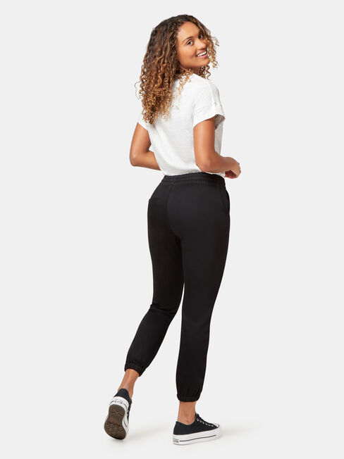 Georgina Luxe Lounge Jogger, Black, hi-res