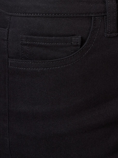 Talia Knee Length Short, Black, hi-res