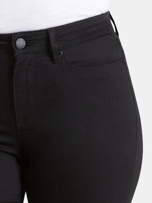 Curve Embracer Slim Straight Jeans Absolute Black, Black, hi-res