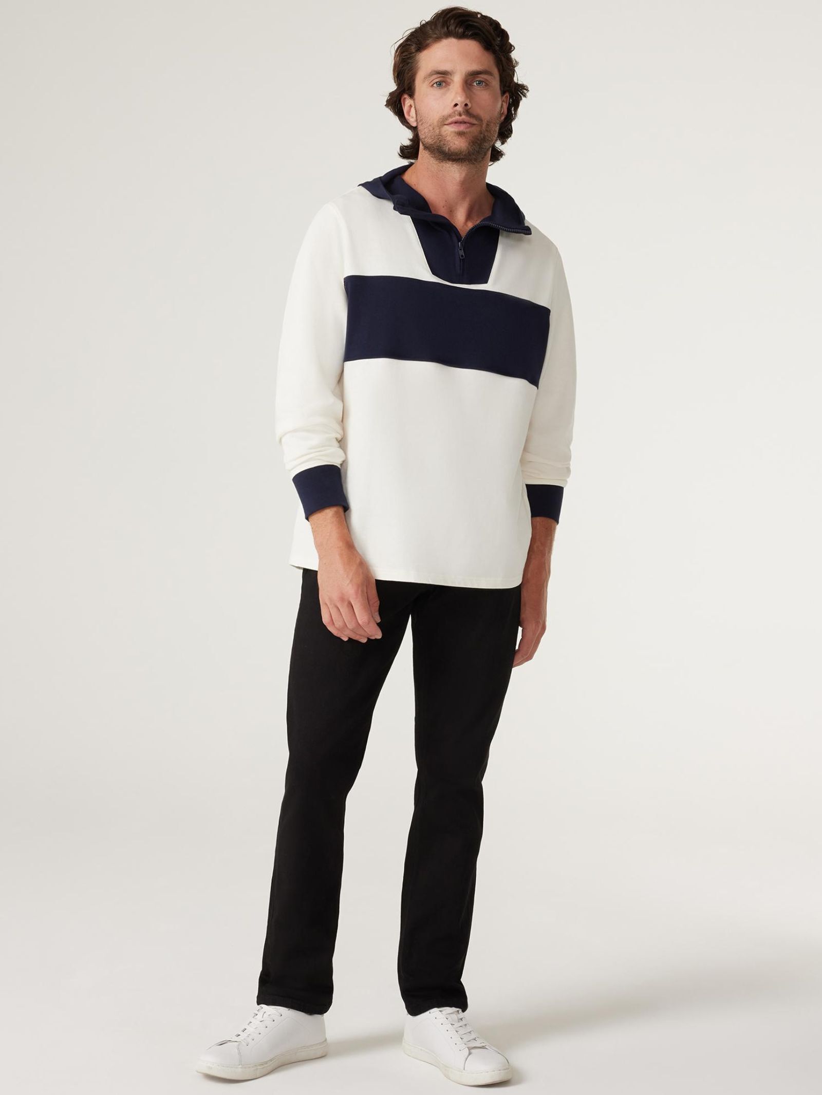 Morrison Hooded Henley Top Jeanswest