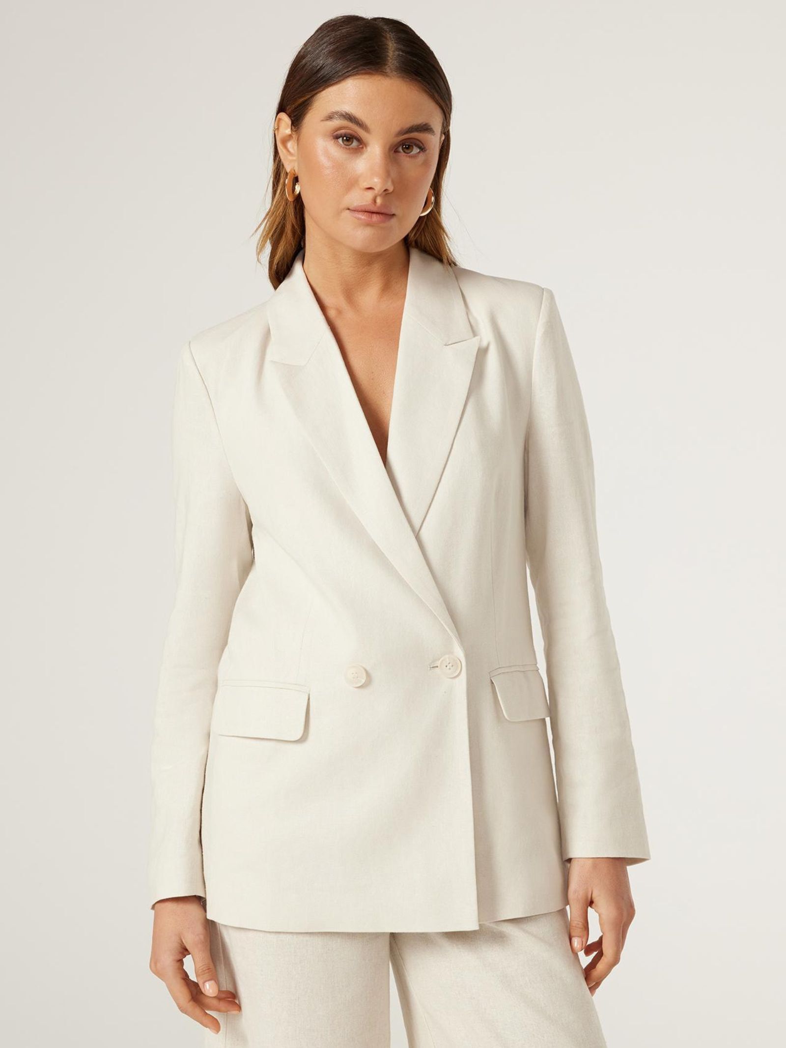 Yellow double breasted blazer 2025