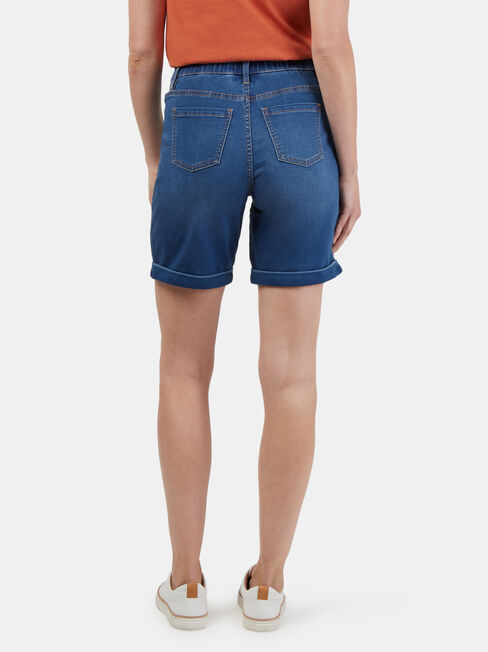 Stella Luxe Lounge Short, Mid Indigo, hi-res