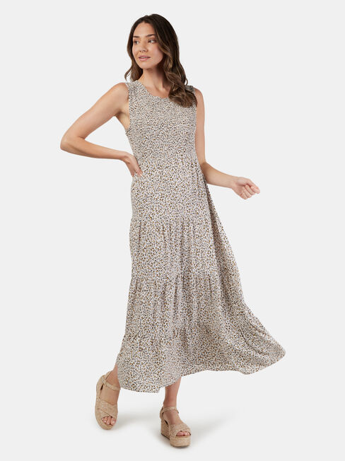 Isabella Tiered Maxi, Print, hi-res