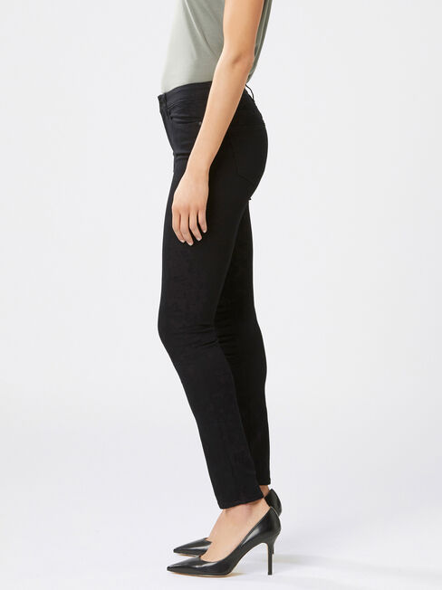 Butt Lifter Skinny Absolute Black, Black, hi-res