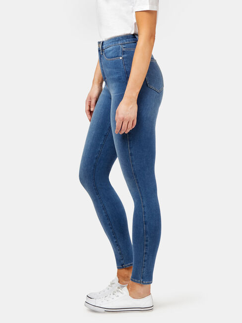 Freeform 360 Contour High Waisted Skinny 7/8 Jeans True Blue, Mid Indigo, hi-res