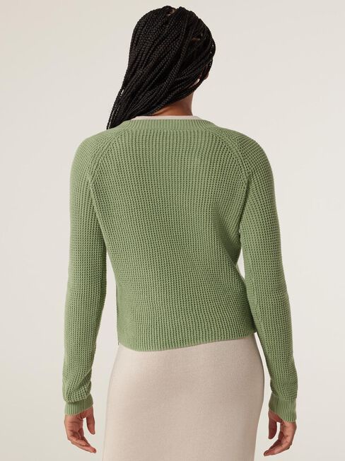 Michelle Side Zip Maternity Pullover, Pastel Moss, hi-res