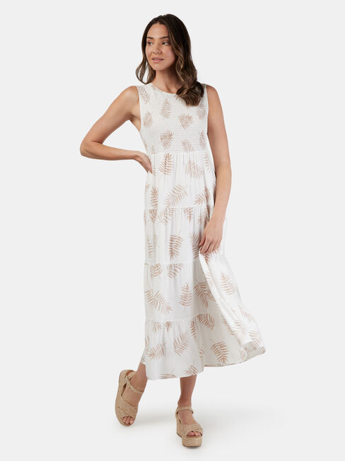 Isabella Tiered Maxi, White, hi-res