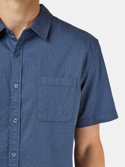 Kennedy Short Sleeve Shirt, Blue, hi-res