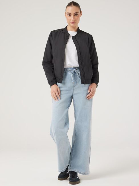 Billy Bomber Jacket, Black, hi-res