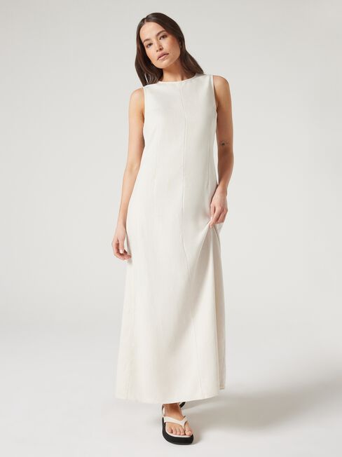 Ulla Slip Dress, Sand, hi-res