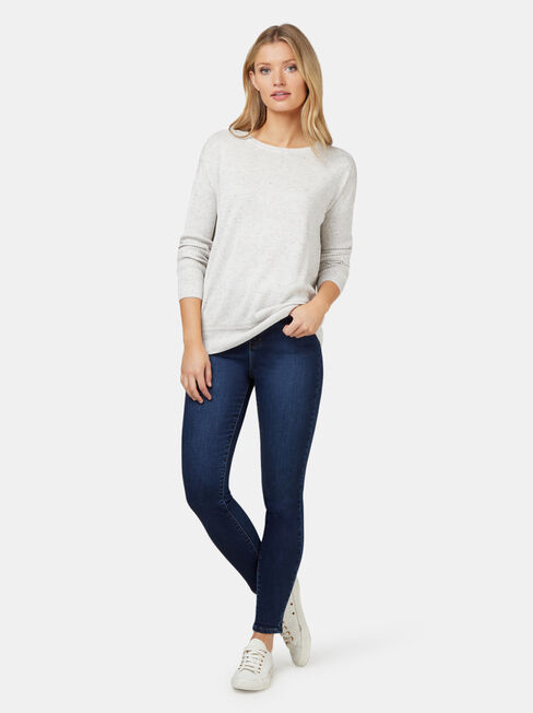 Blake Essential Pullover, Brown, hi-res