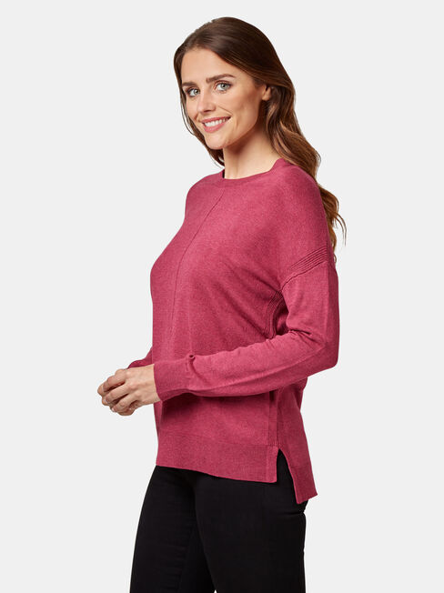 Sarah Knit Pullover, Purple, hi-res