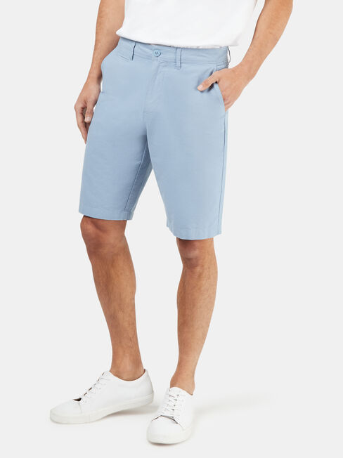 Hayden Textured Chino Short, Light Indigo, hi-res