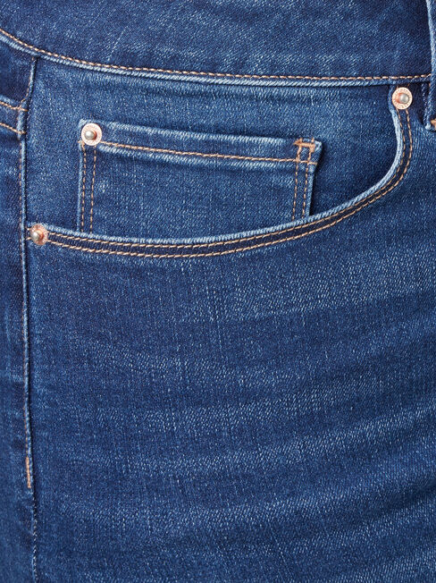 Sophia Curve Embracer Bermuda Short, Blue, hi-res
