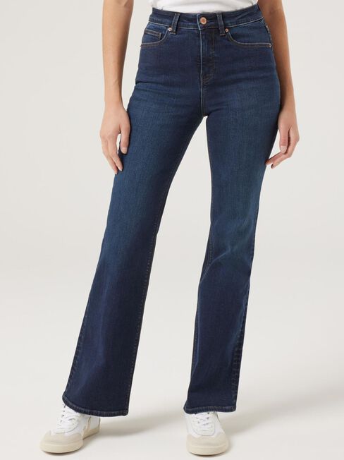 Daisy Bootcut Jeans, Dark Vintage, hi-res