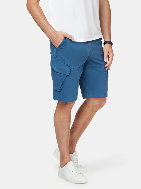 Archie Cargo Short, Blue, hi-res