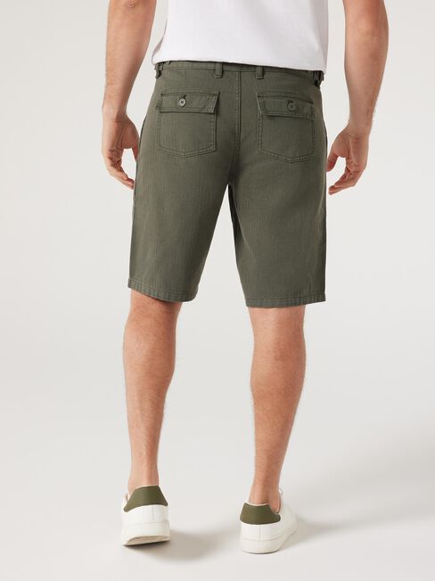 Issac Utility Short, Dusty Olive, hi-res