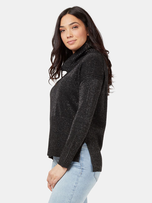 Charlotte Pullover, Black, hi-res