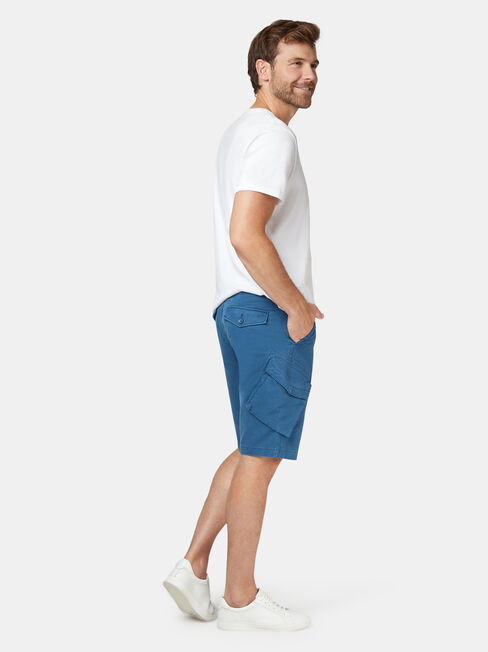 Archie Cargo Short, Blue, hi-res