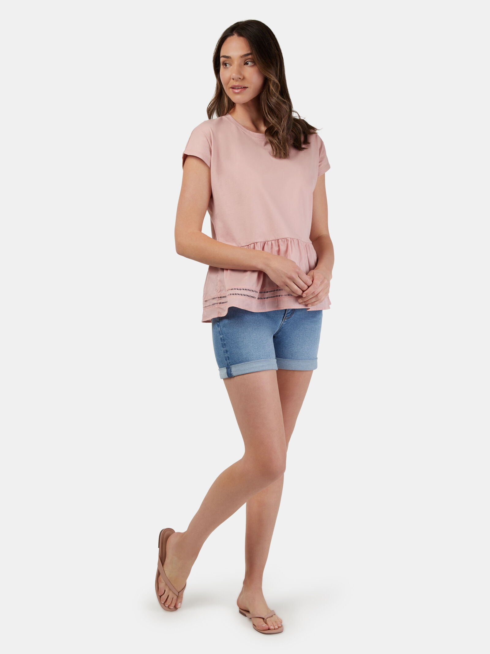 Peplum tees top
