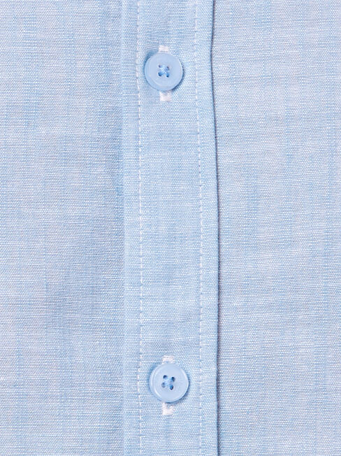 Bennett Long Sleeve Textured Shirt, Blue, hi-res