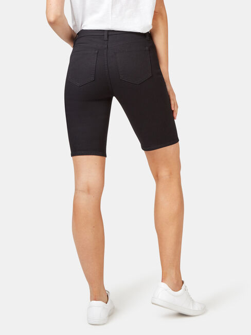 Talia Knee Length Short, Black, hi-res