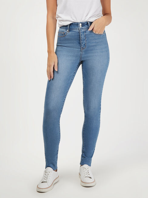 Tummy Trimmer Jeans - High Waisted Jeans
