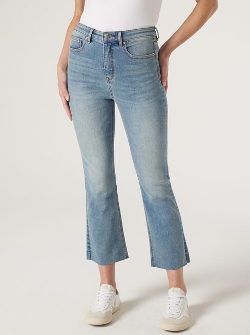 Emma Cropped Bootcut Jean, Vintage Indigo, hi-res