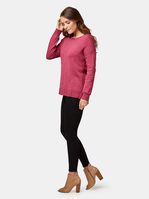 Sarah Knit Pullover, Purple, hi-res