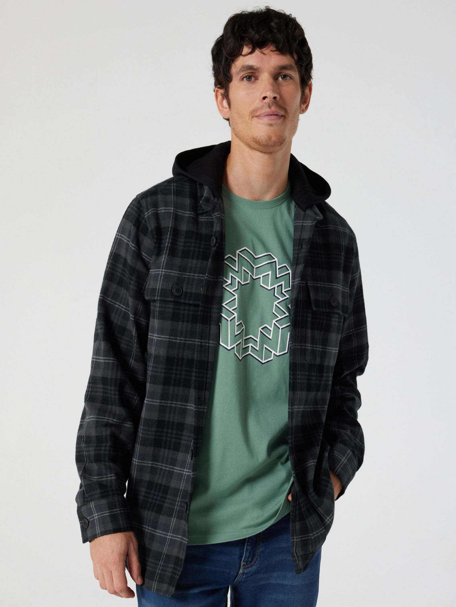 Hooded shacket new arrivals
